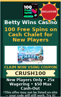 100 Free Spins on Cash Chalet for New Players