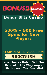 500% + 500 Free Spins for New Players
