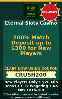 200% Match Deposit up to $300 for New Players