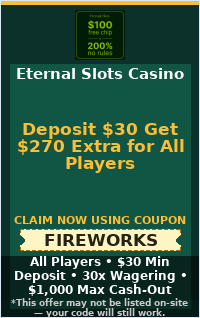 Deposit $30 Get $270 Extra for All Players