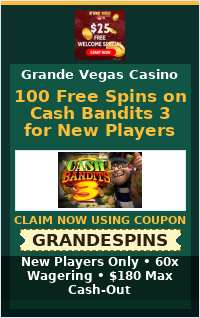 100 Free Spins on Cash Bandits 3 for New Players