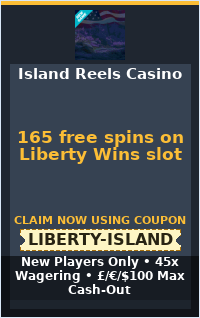 165 free spins on Liberty Wins slot