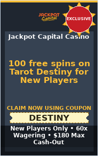 100 free spins on Tarot Destiny for New Players
