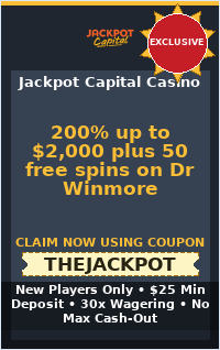 200% up to $2,000 plus 50 free spins on Dr Winmore