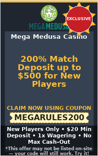 200% Match Deposit up to $500 for New Players