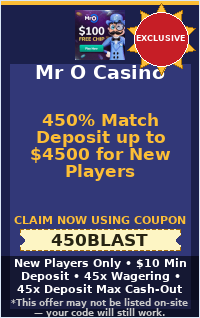450% Match Deposit up to $4500 for New Players