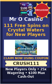 111 Free Spins on Crystal Waters for New Players