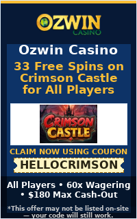 33 Free Spins on Crimson Castle for All Players