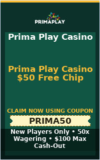 Prima Play Casino $50 Free Chip