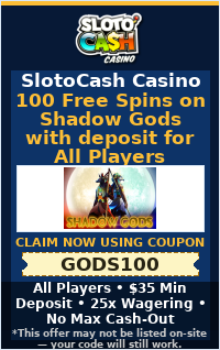 100 Free Spins on Shadow Gods with deposit for All Players