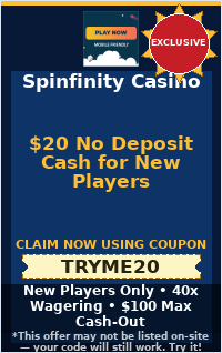 $20 No Deposit Cash for New Players