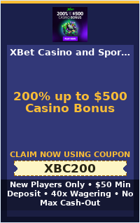 200% up to $500 Casino Bonus