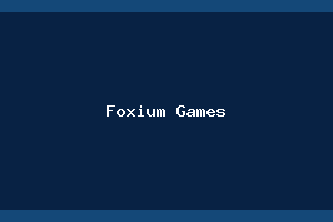 Foxium Games logo