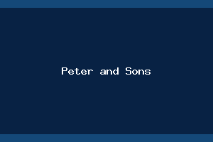 Peter and Sons logo